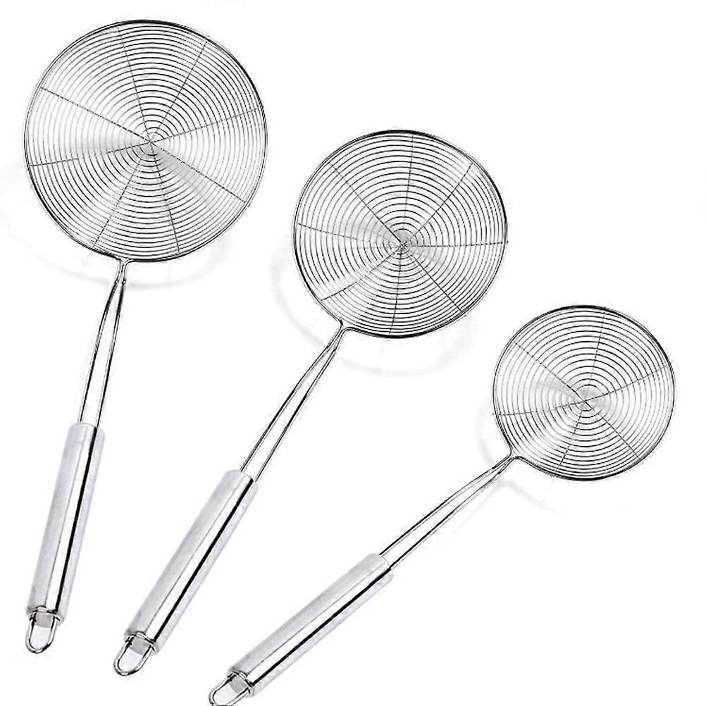 Frying Oil Strainer Stainless Steel Mesh Colander for Kitchen Use