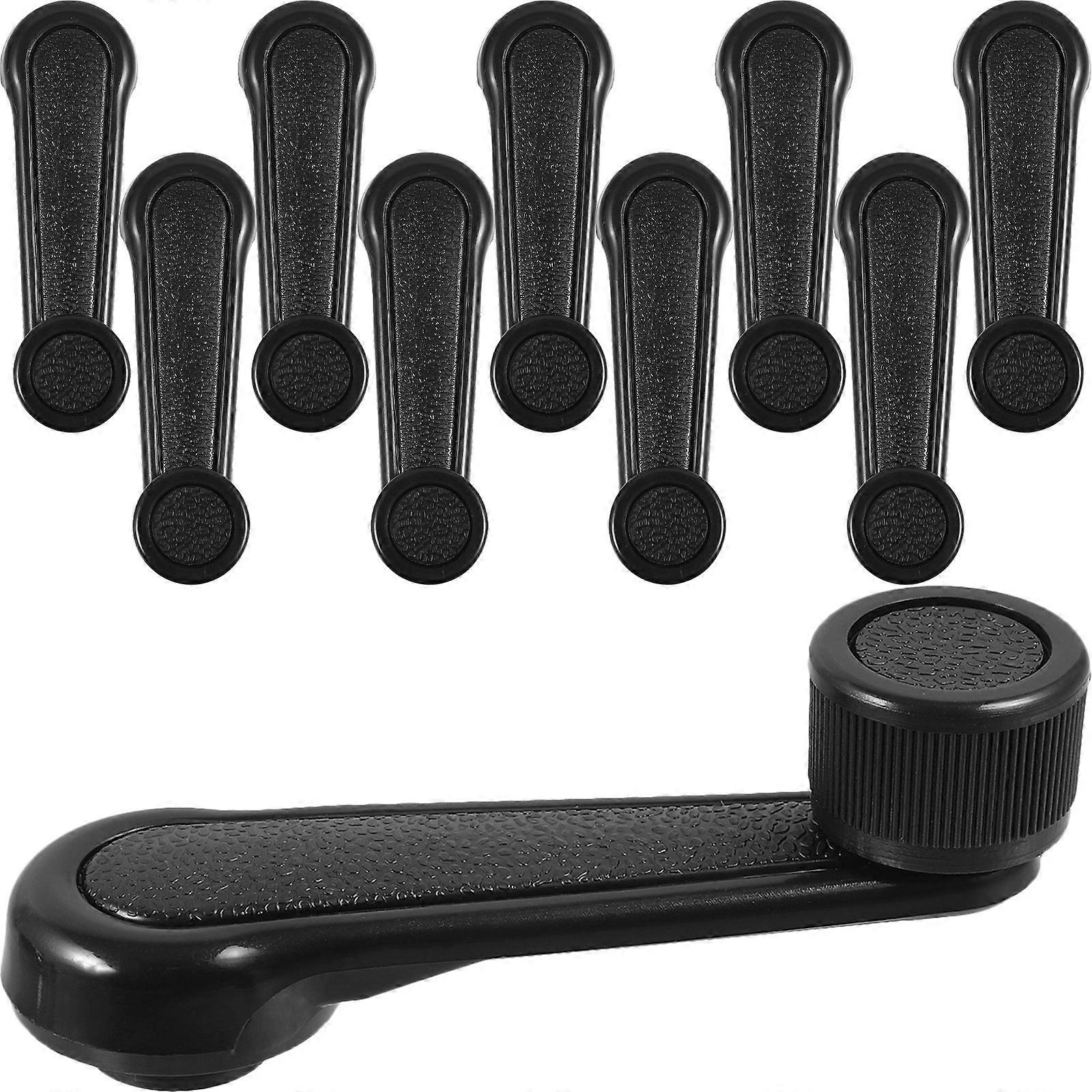 10pcs Durable Car Window Crank Handles for Vehicle Door Mechanisms – Sleek Design Winder Replacement