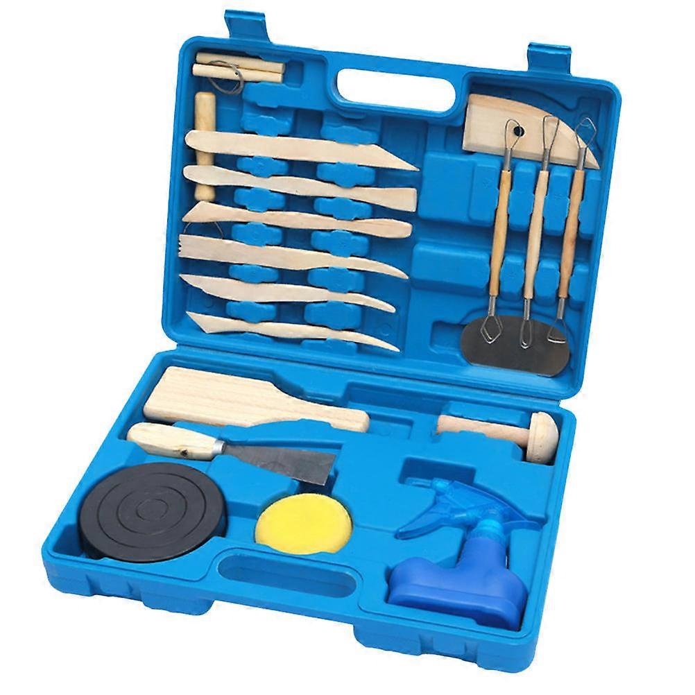 Clay Sculpting Supplies Versatile Tool Kit For Claying Process 19Pcs Assorted Color