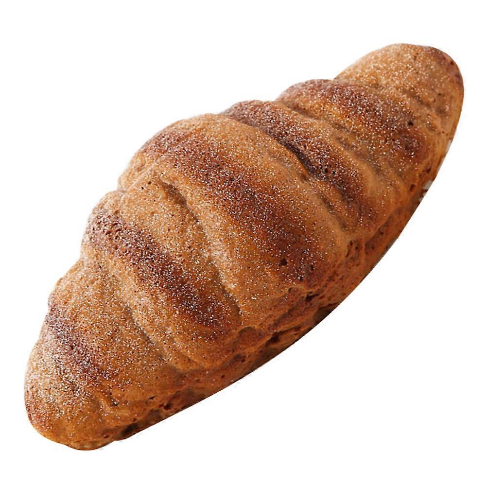 Realistic Simulation Croissant Model Decoration Teaching Tool Educational Purpose Size 14.80X7.00X5.30CM 1Pack