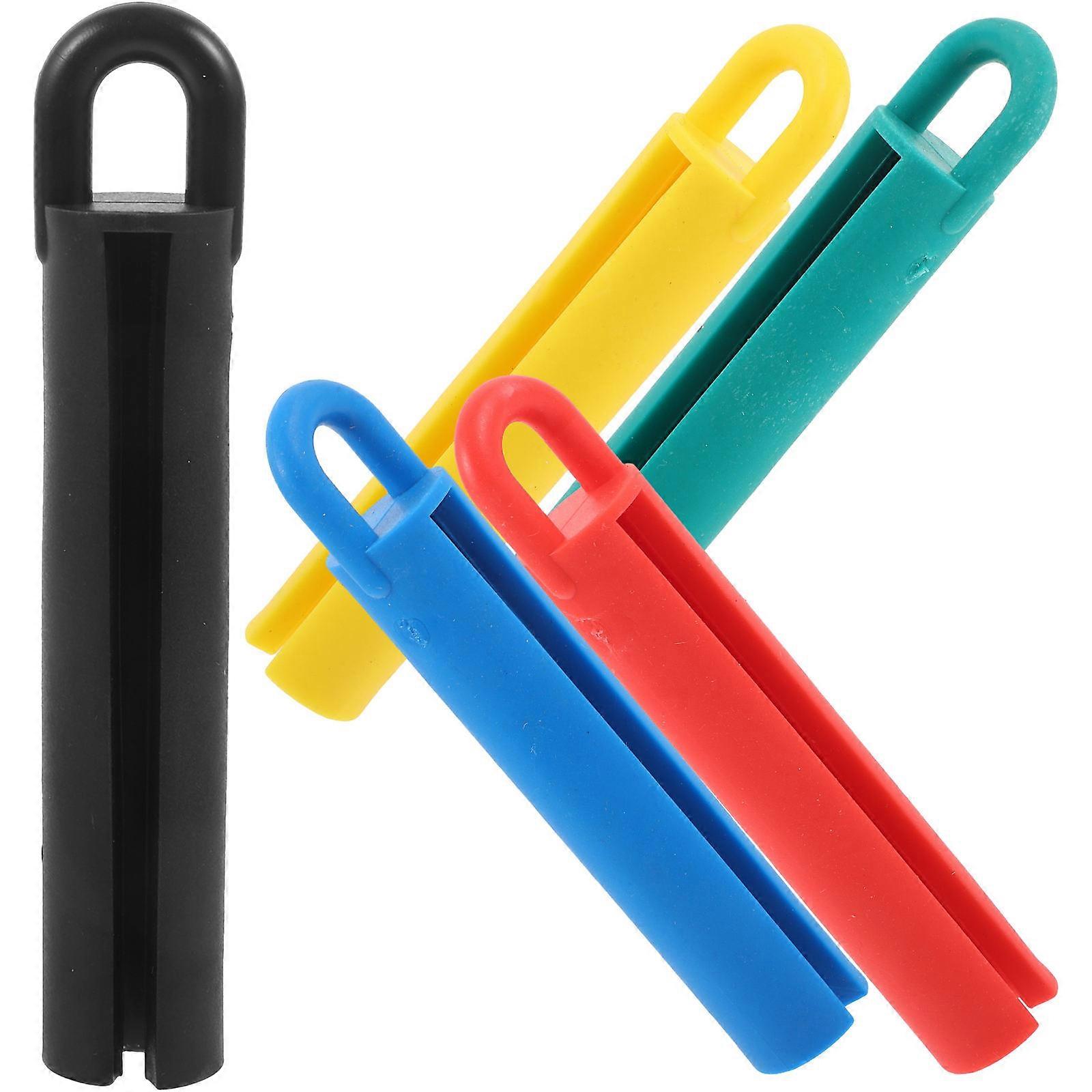Space-saving Pool Cues Hanging Protector 5 Sets Billiards Pole Hanger For DIY With Assorted Color