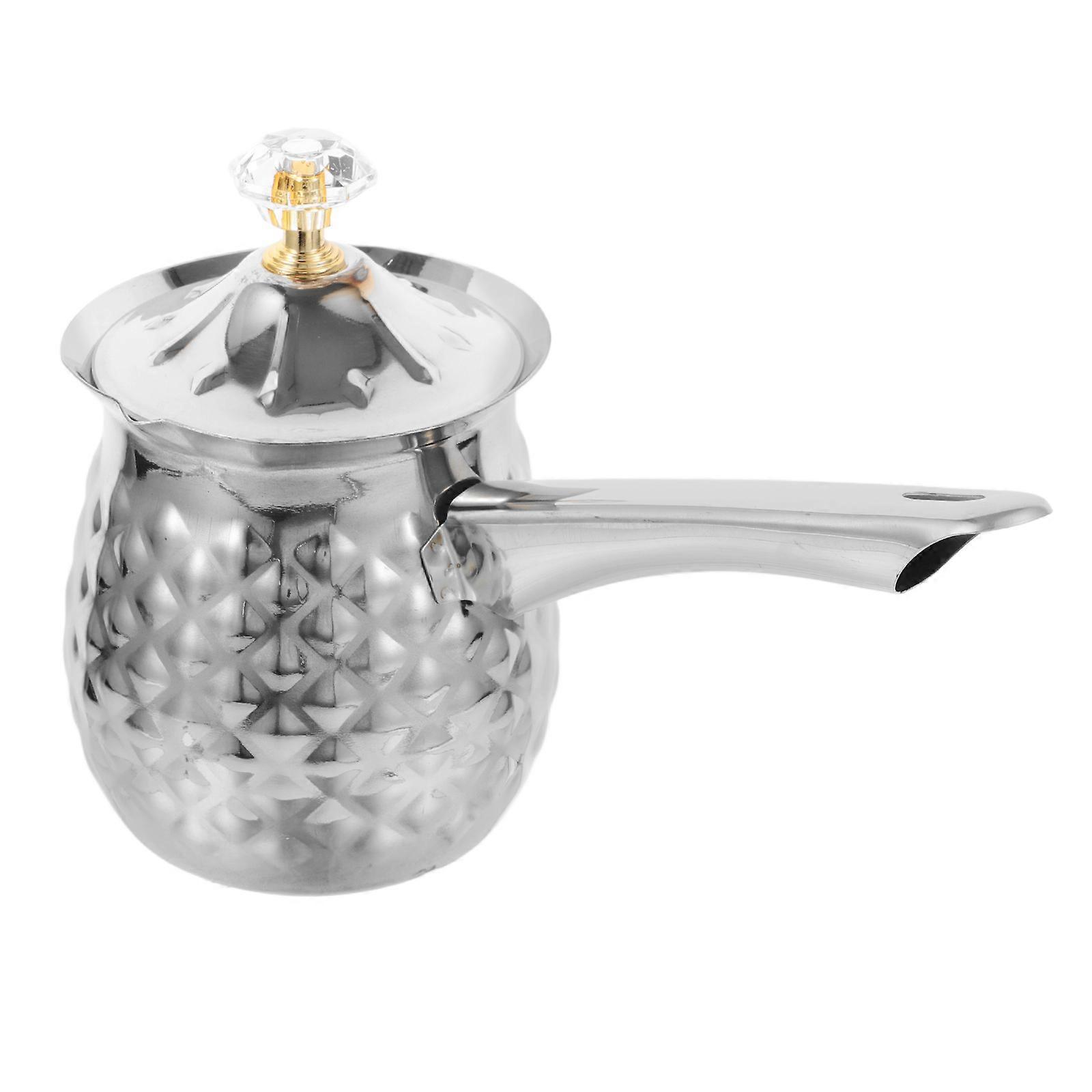 Stainless Steel Coffee Pot with Unique Spout for Home and Restaurant Use
