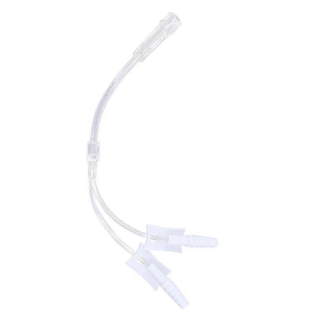 Oxygen tee for ventilator, disposable three-way oxygen tube connector parts