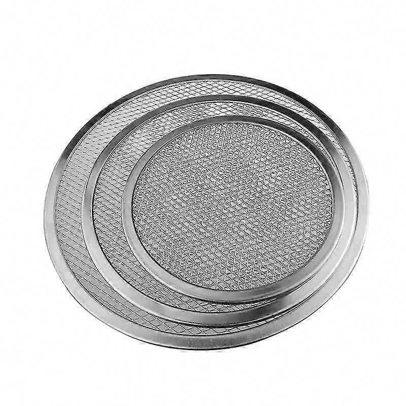 6インチ、8インチ、9インチシルバーピザグリル-ステンレススチールクッキンググリッド