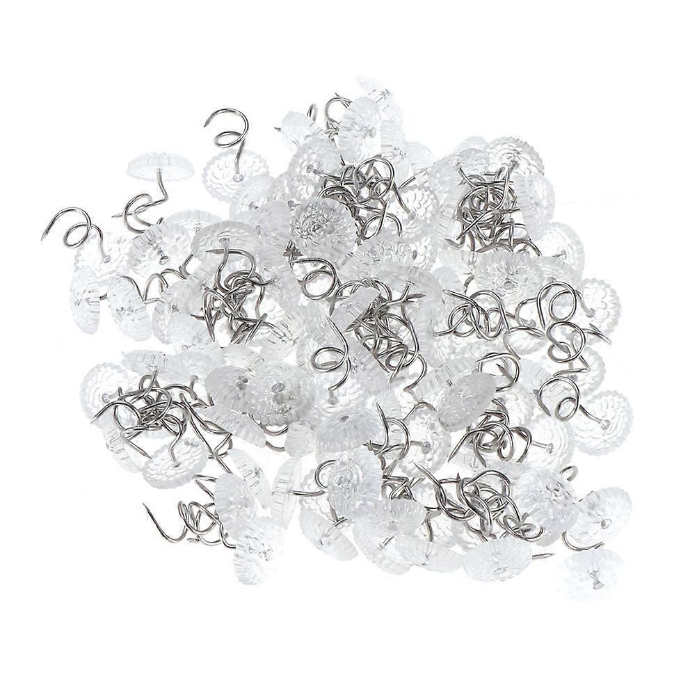 Spiral Push Pins for Bed Skirts Assorted Color Plastic 150pcs Keep Fabric in Place