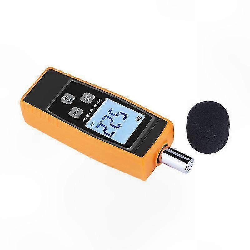 Digital Noise Level Meter, 30-130dB Audio Decibel Meter, Mini Sound Pressure Tester for Environmental Monitoring