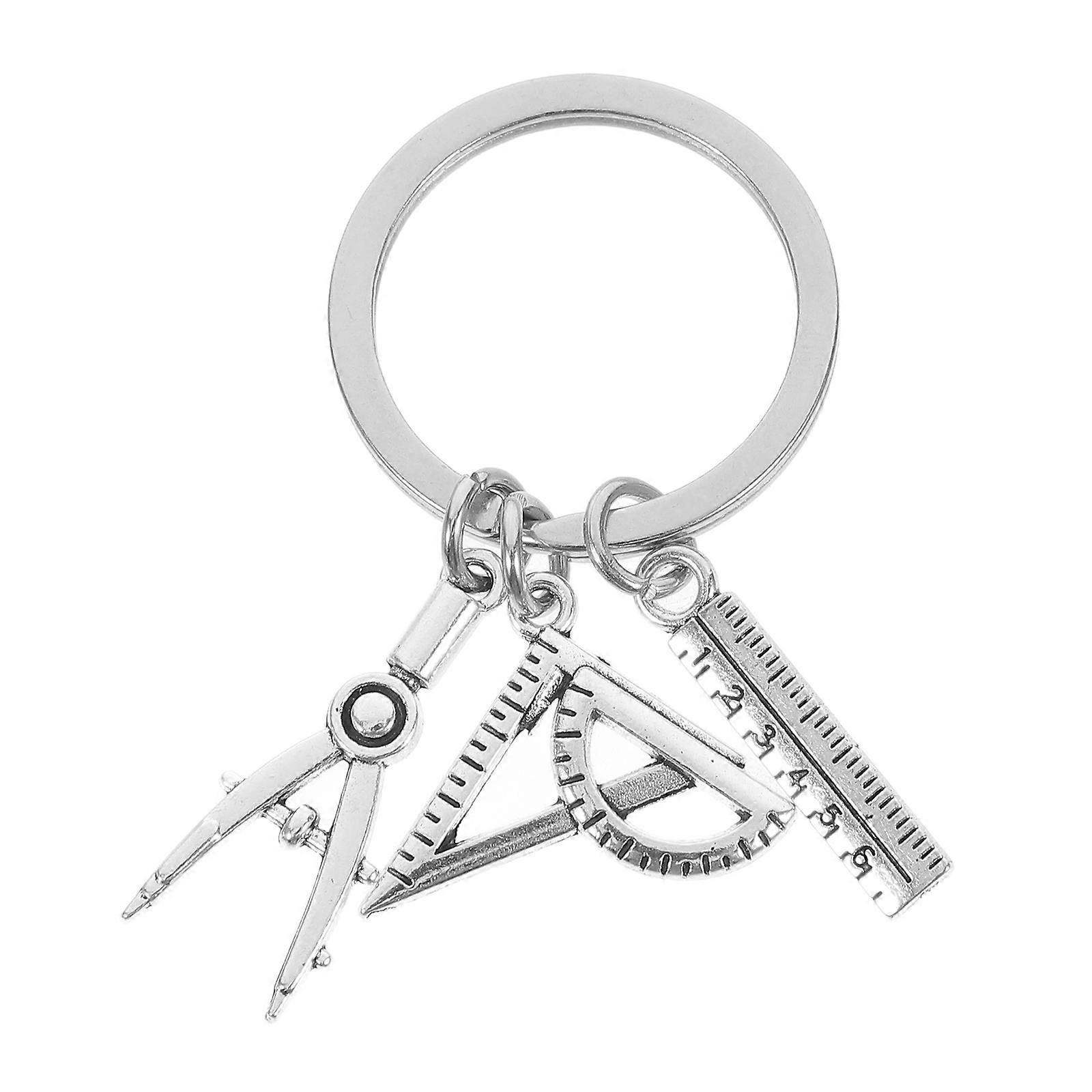 Mechanical Engineer Key Ring Keychain for Graduation Architecture Students Lightweight Backpack Ornament Pendant