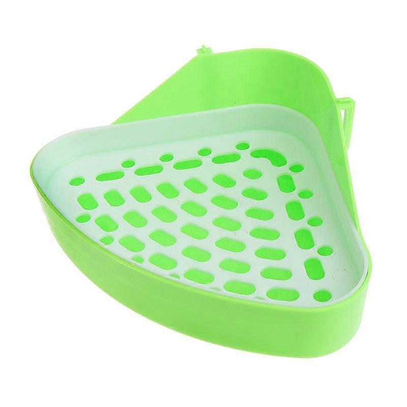 宠物兔小动物撒尿猫砂盆便盆角碗清洁热覆盖物