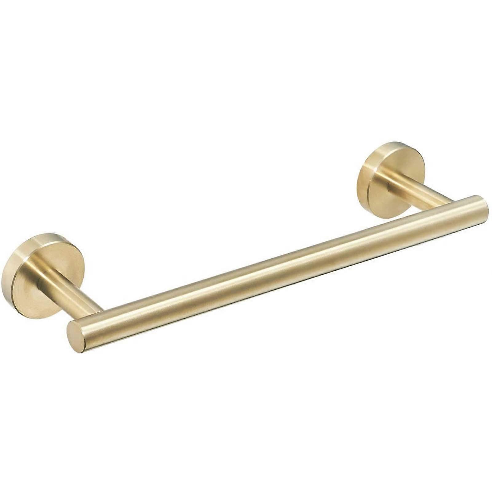 Towel rack stainless steel freestanding wallmounted nodrilling with hooks 30cm