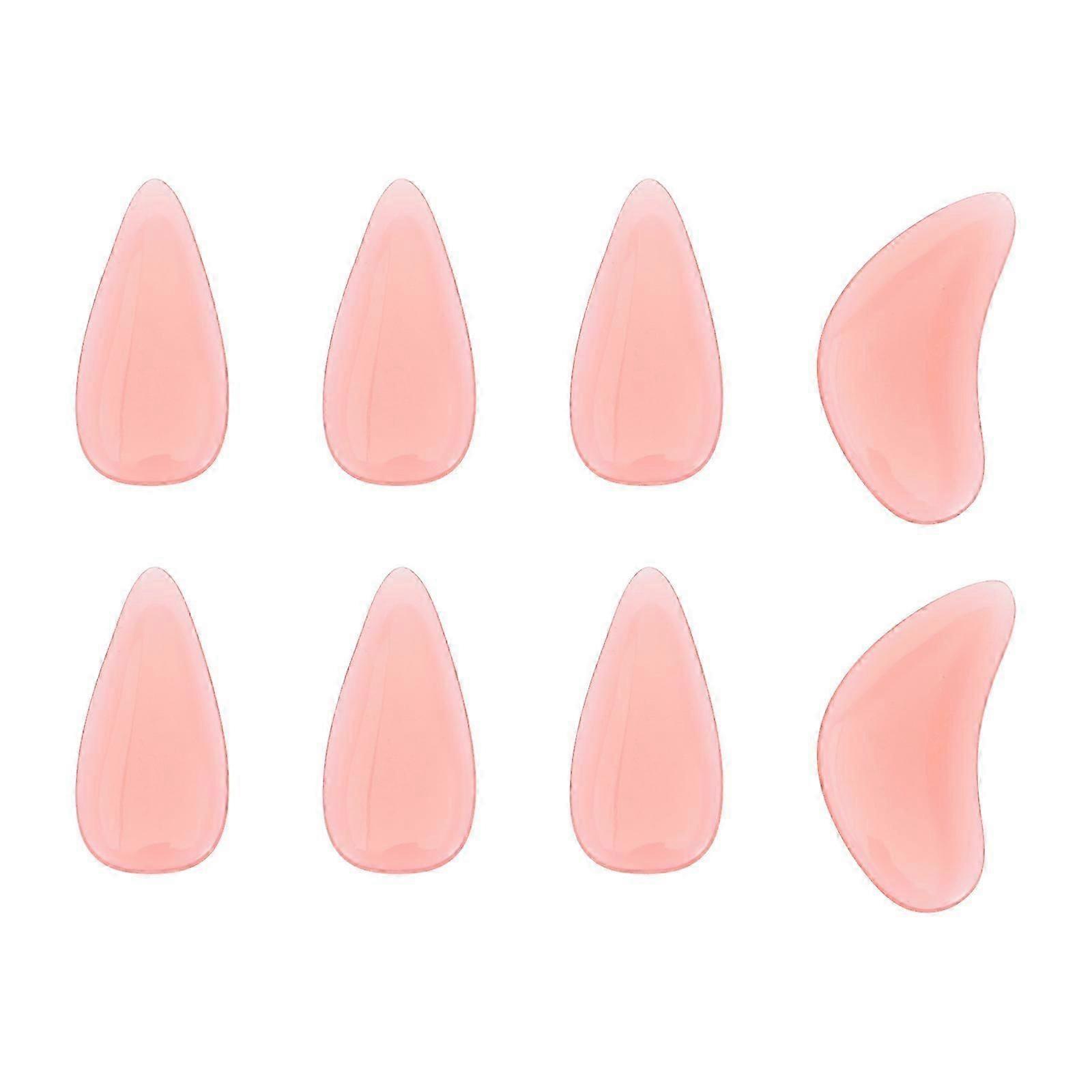 Guzheng Picks Practice Guzheng Nails Professional Performance Musicians Red 3x1.5cm Durable 1 Set