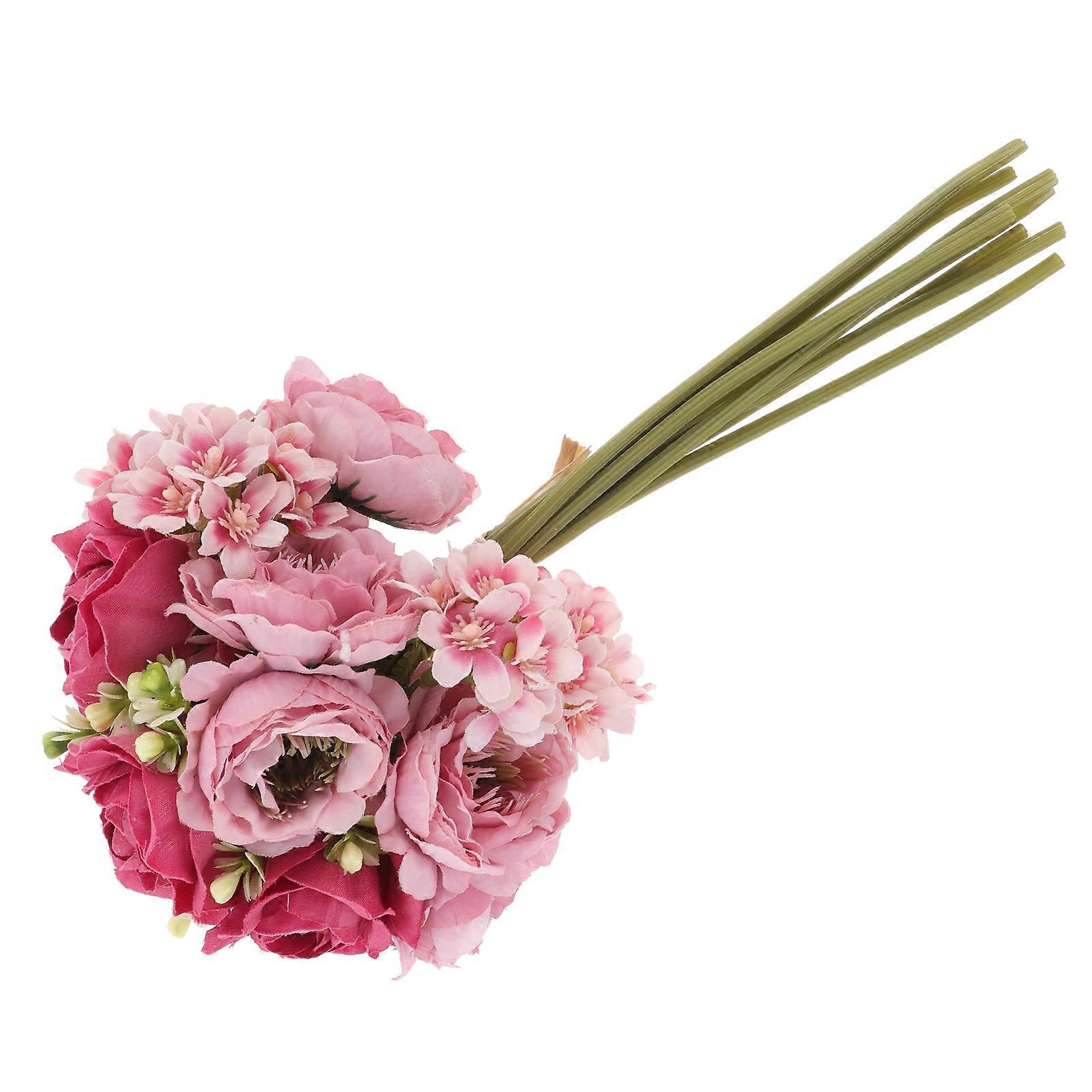 Elegant Bridal Bouquet, Multi-Purpose Decor with Realistic Appearance