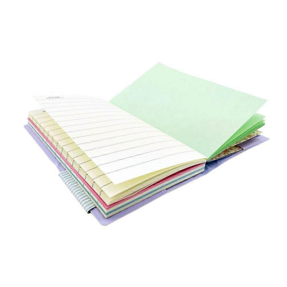 PU Notebook for Journaling and Memo Writing, Medium Size, Design