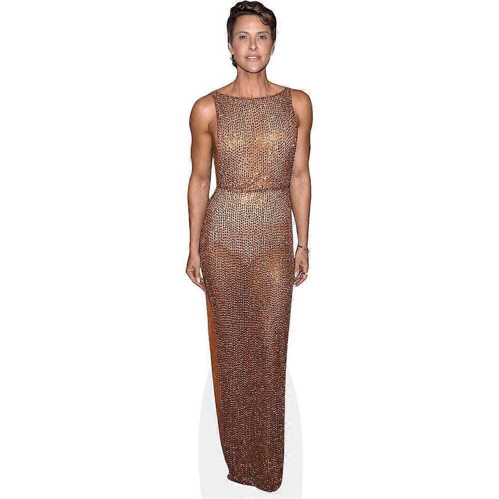 Jill Wagner (Sheer Dress) Cardboard Cutout (lifesize OR mini size). Standee. Stand Up.