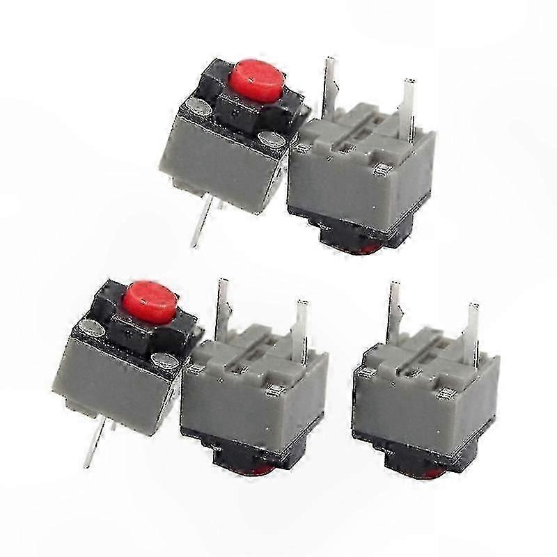 5pcs Silent 6x6x7.3 Mechanical Switches for Mice Wireless and Wired Models