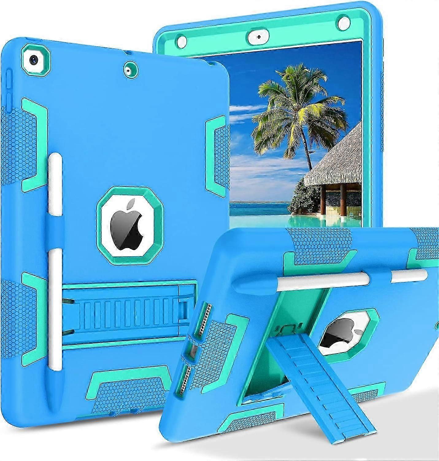 TIANYING for iPad 9th Generation Case, iPad 8th Generation Case, iPad 7th Gen Case, iPad 10.2 2021/2020/2019 Case, 3 in 1 Heavy Duty Shockproof Protec