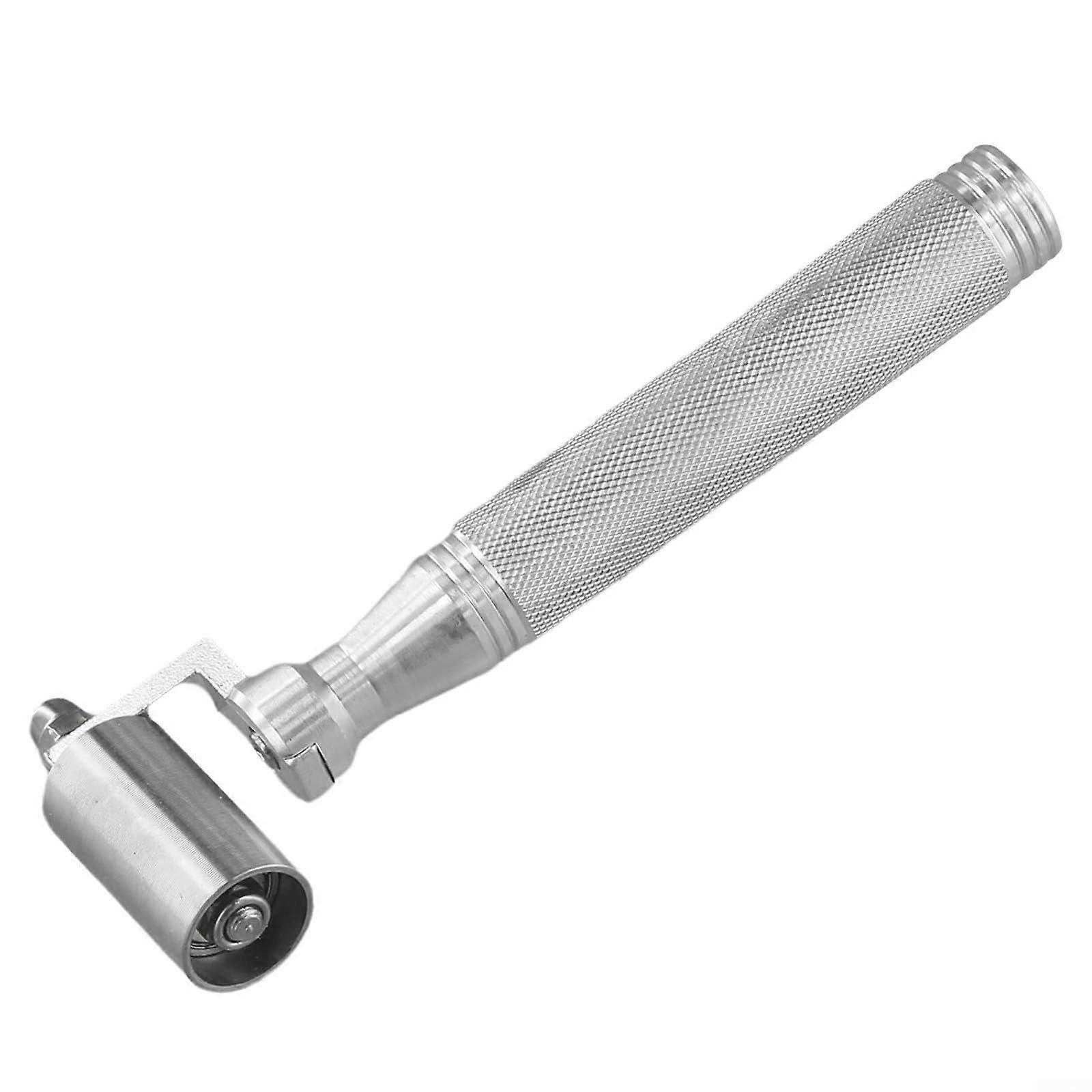 Robust stainless steel pressure roller for efficient fabric roll tasks (40 mm)