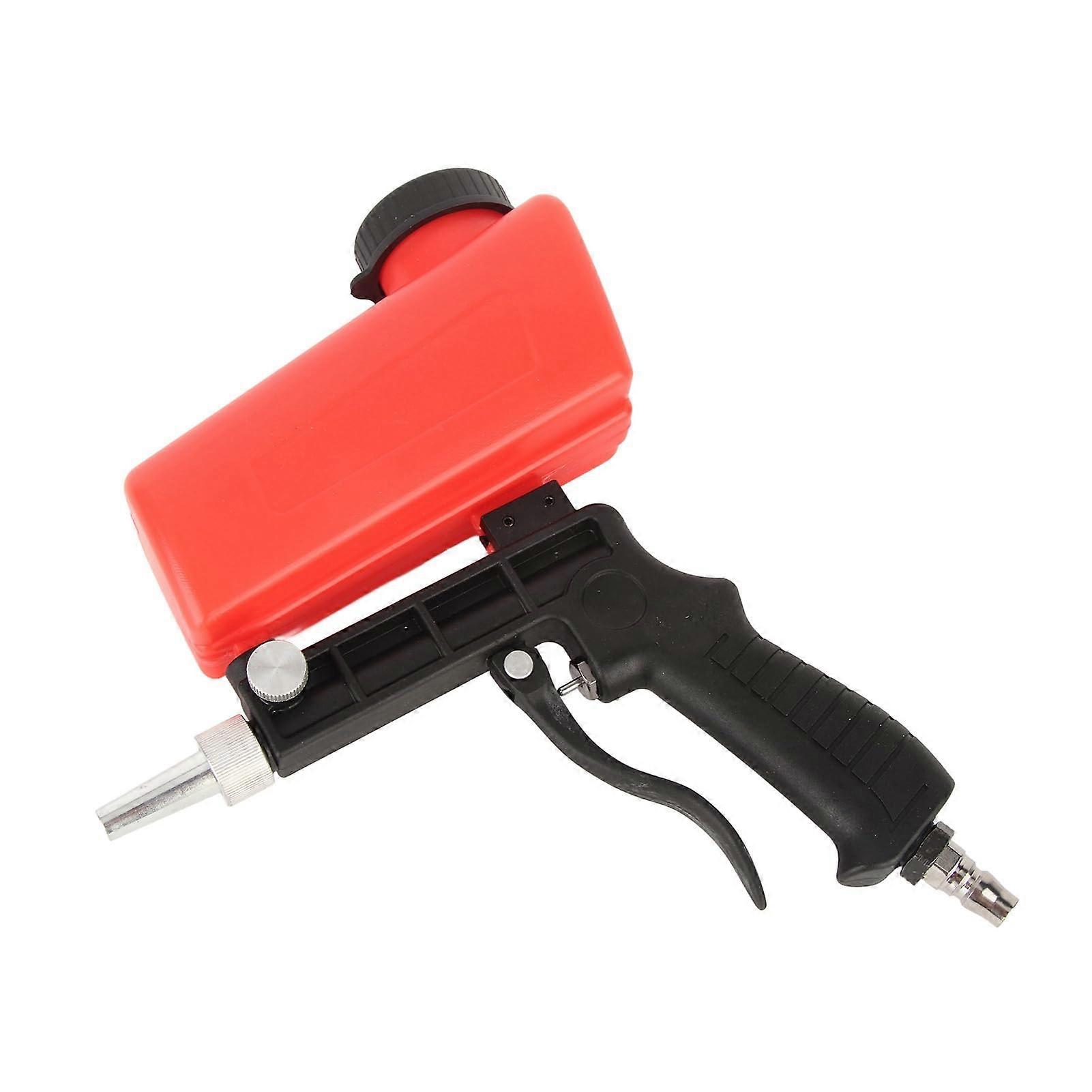 Portable Pneumatic Sandblaster Tool with Ergonomic Design for Cleaning and Rust Removal