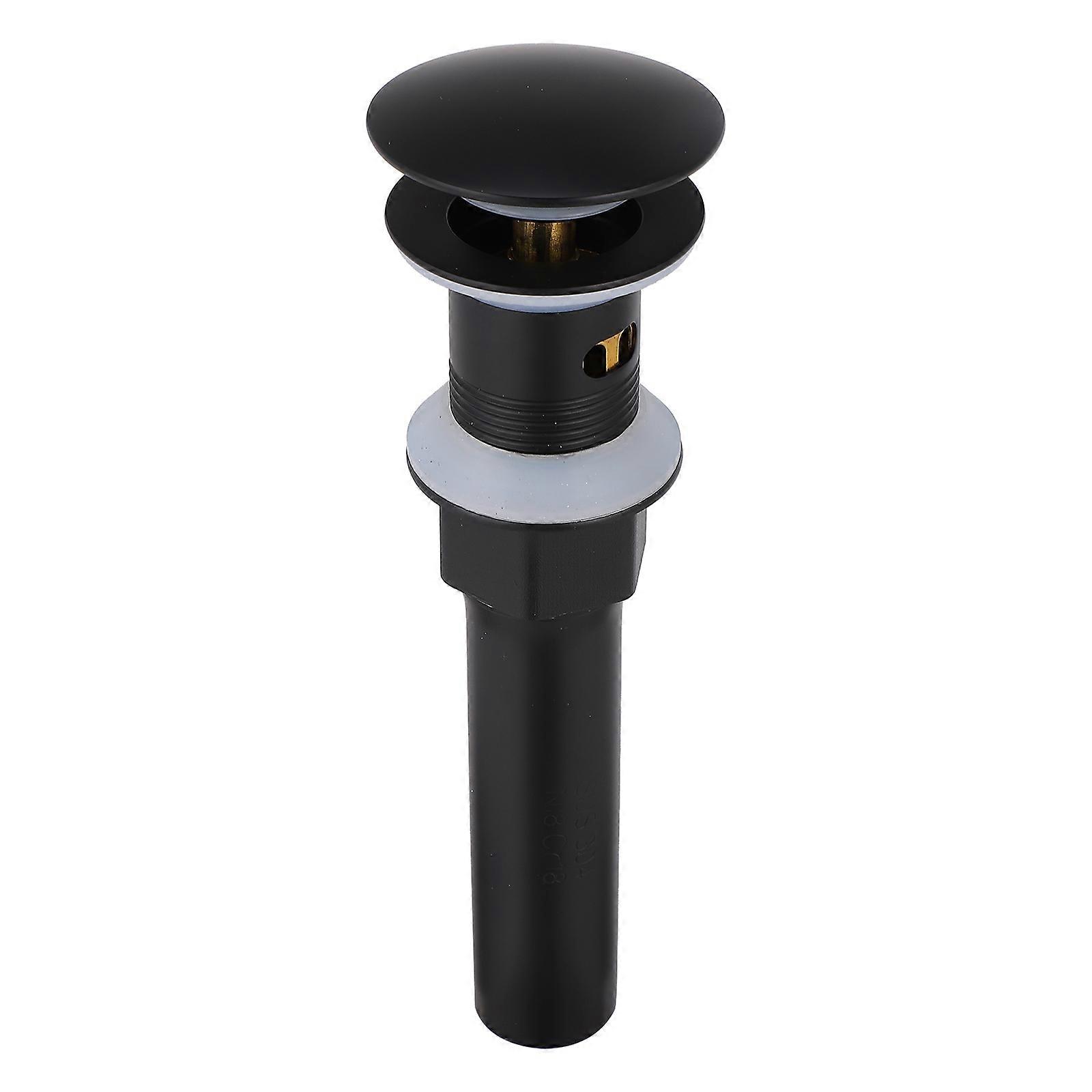 Stainless Steel Bounce Drain Filter for Kitchen & Bathroom Sinks, Efficient Drainer with Overflow for Washbasins and Showers