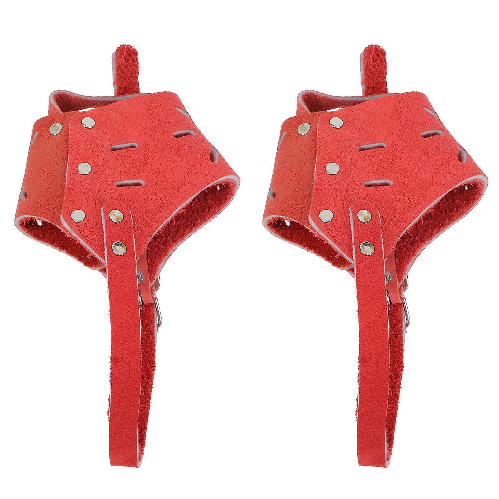 Dog Muzzle For Biting 2Pack Adjustable Breathable Nylon Mouth Cover Designed For Pet Owners 30x22cm