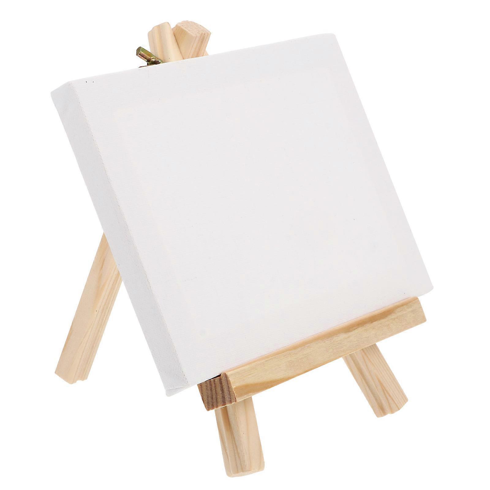 Mini Wooden Easel Tabletop Display Rack for Artists, Tripod with Frame, Portable Lightweight Design for Creative Projects and Students