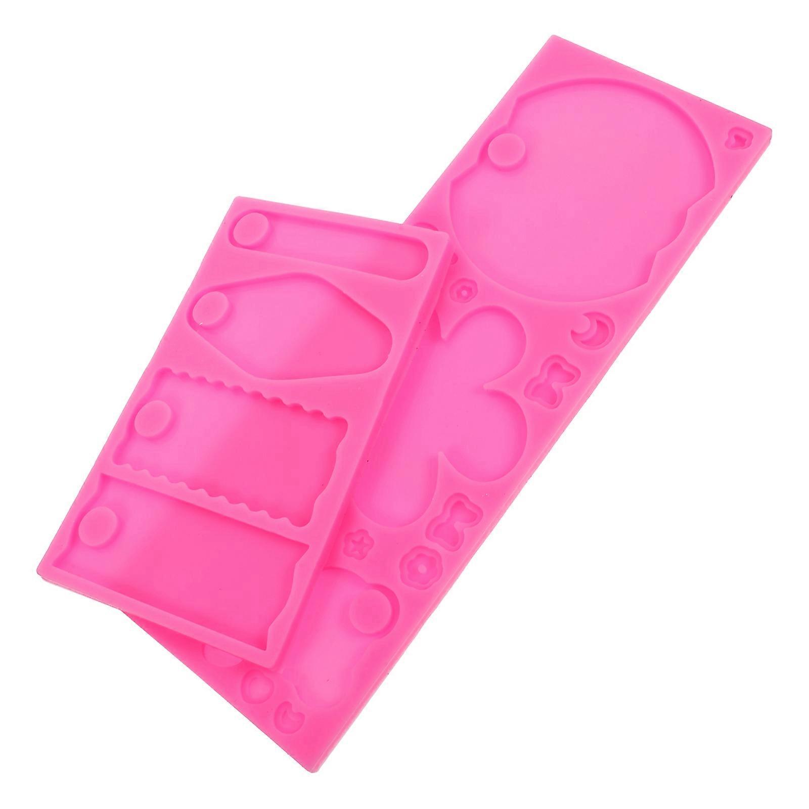 2pcs Name Plate Diy Mold For Cup Lid Name Tag Silicone Mold For Tumbler Cup Lid Decoration Mold