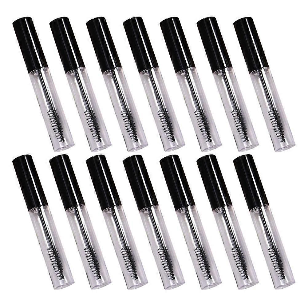 Refillable Mascara Bottle with Funnel for Travel ABS Black Mini Practical Small Container 5.5ml