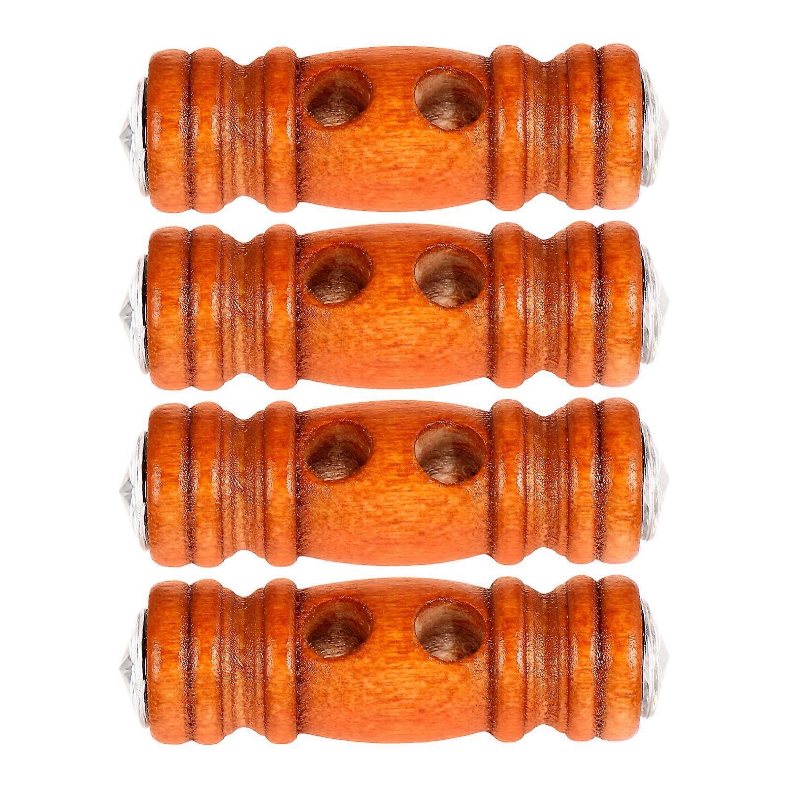 Stylish Decorative Coat Buttons in Chocolate Color for Children and Adults 4Pcs