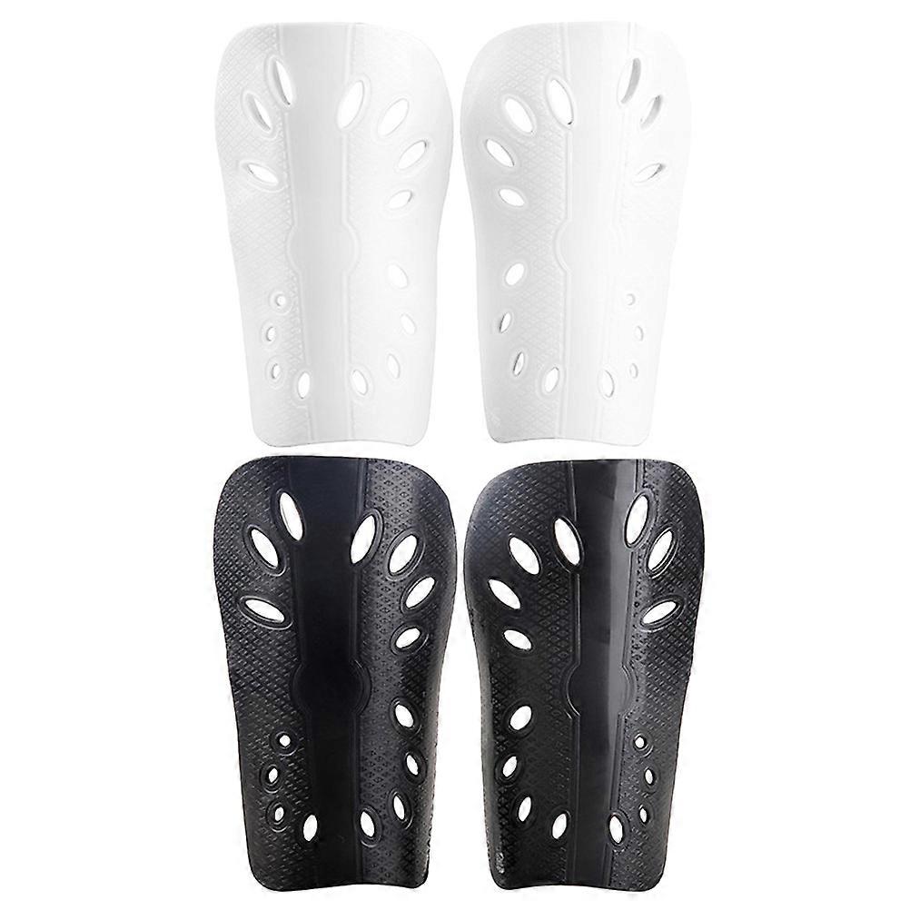 Protective Soccer Shin Guards Pad Boys Girls Lightweight Breathable Calf Protection 2Pairs