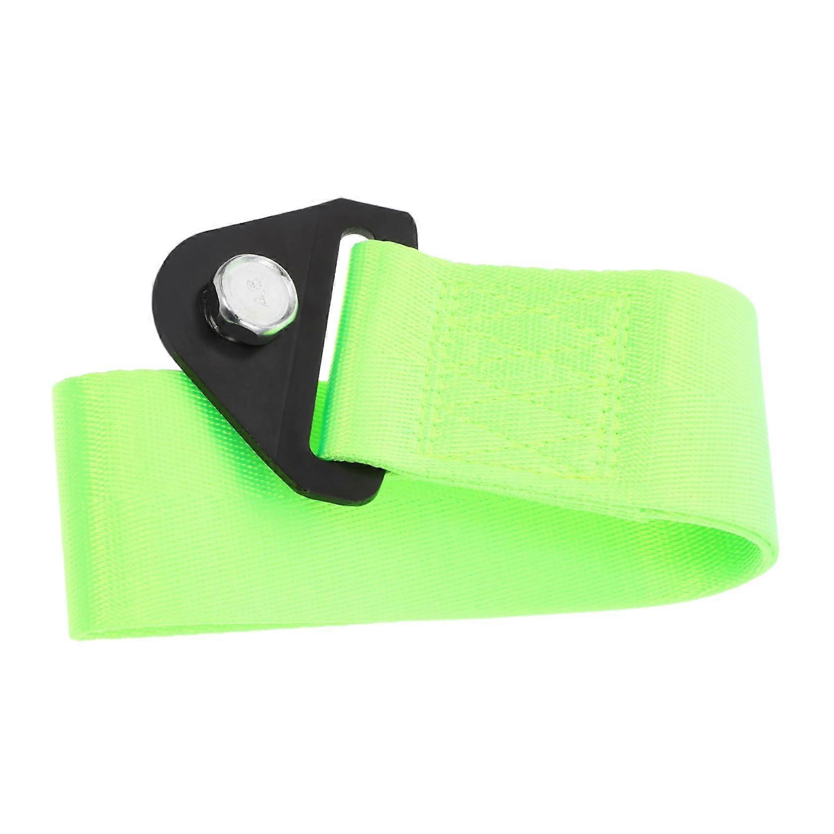 Decorative Tow Rope Material For Front Bumper Hook Bolts Chrome Decoration Auto Tow Straps Light Green