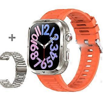 MK86 2.01-inch Screen Bluetooth-compatible Call Smarth Health Monitoring Flashlight Sports