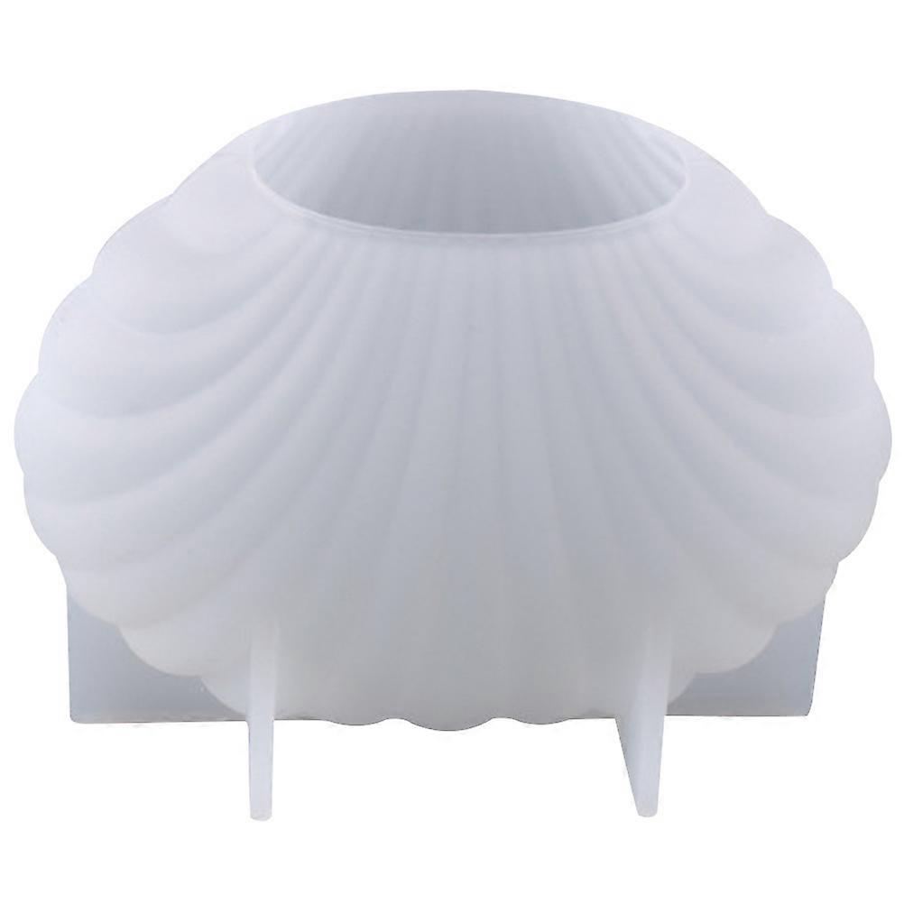 5Pcs Reusable Shell Shape Silicone Candle Mold For DIY Crafts Flexible Easy To Clean And Tear Resistant
