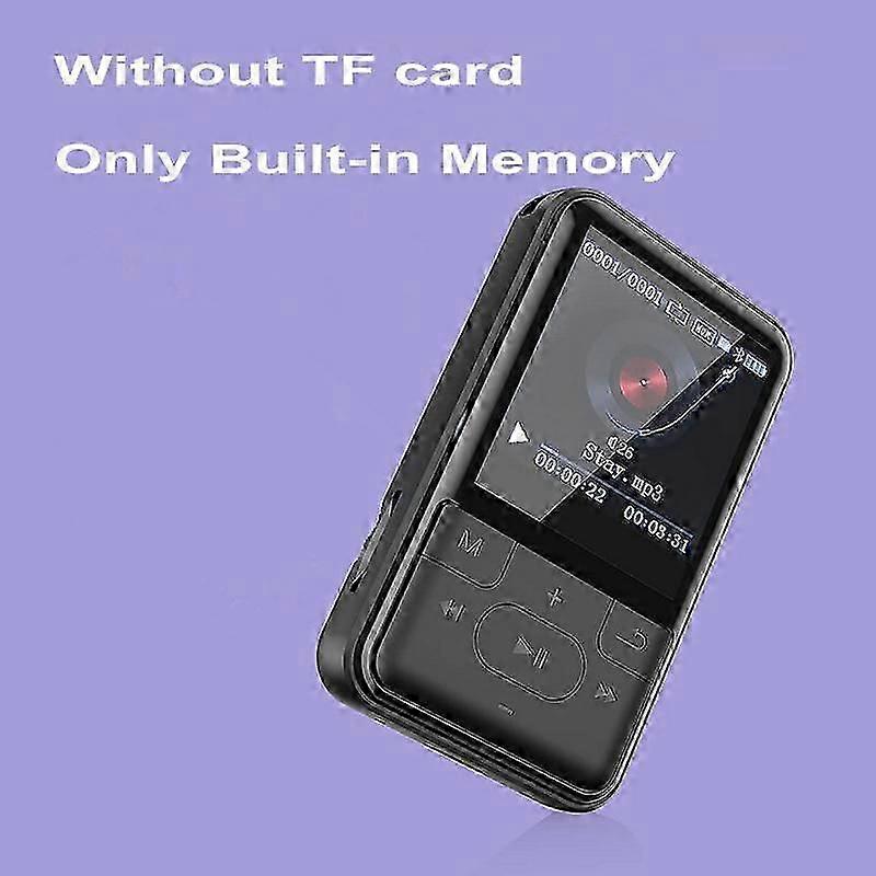 Classic MP3/MP4 Player with 1.54" LCD Screen - Supports 32GB/64GB TF Card, FM Radio & Voice Recorder