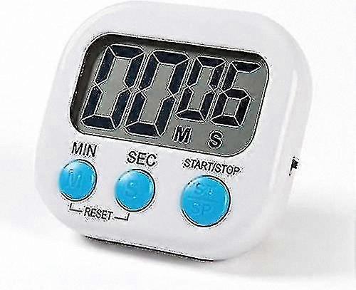 Large LCD Display Magnetic Timer for Cooking and Studying with Loud Alarm Countdown Function