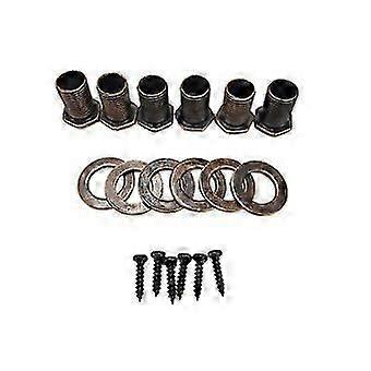 6 Pcs Guitar Tuners Guitar Tuning Pegs Tuners Machine Knobs Square Handle Guitar Button