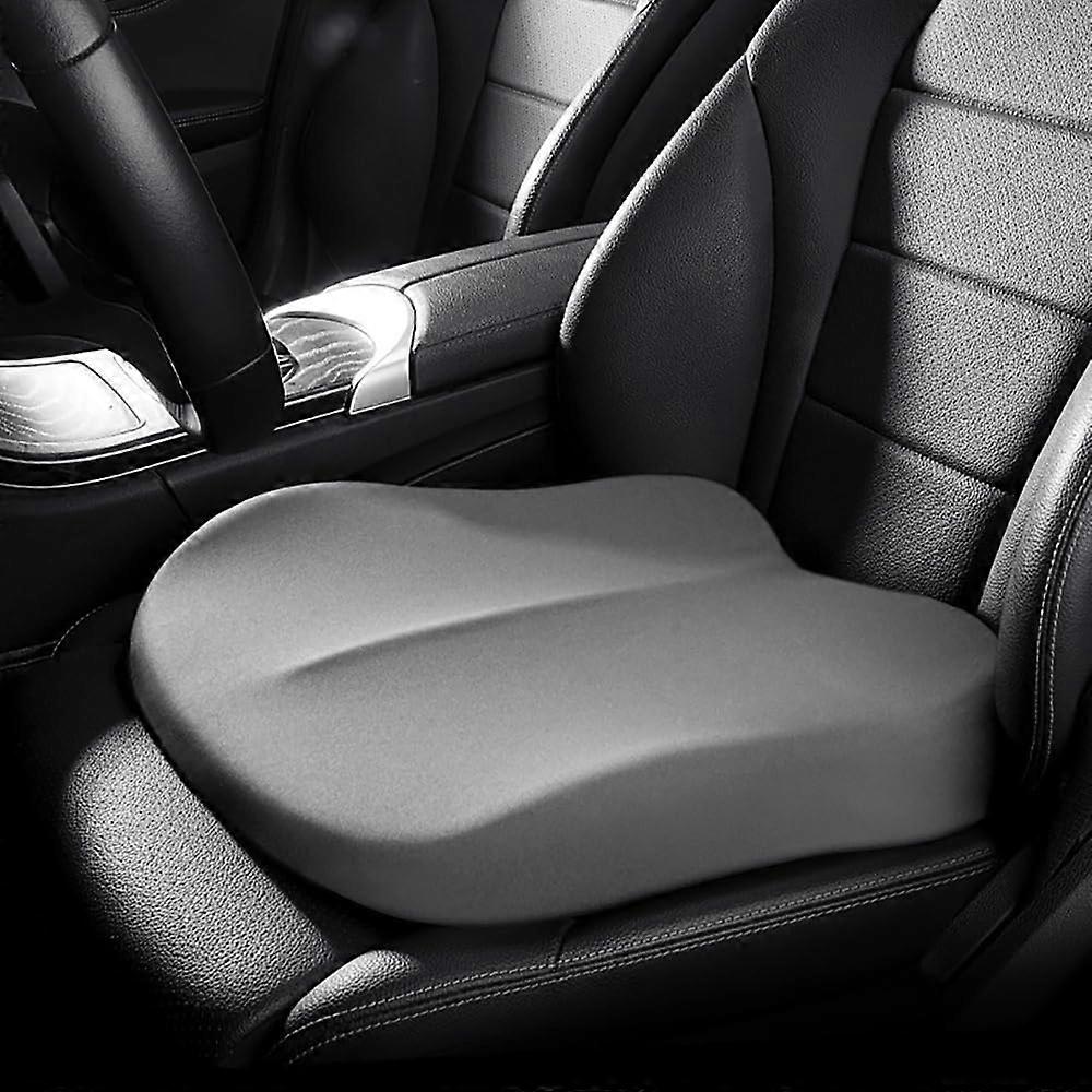 Car Booster Cushion For Mobilize Duo 2025 Memory Foam Seat Pad Driver Relief Sciatica Grey