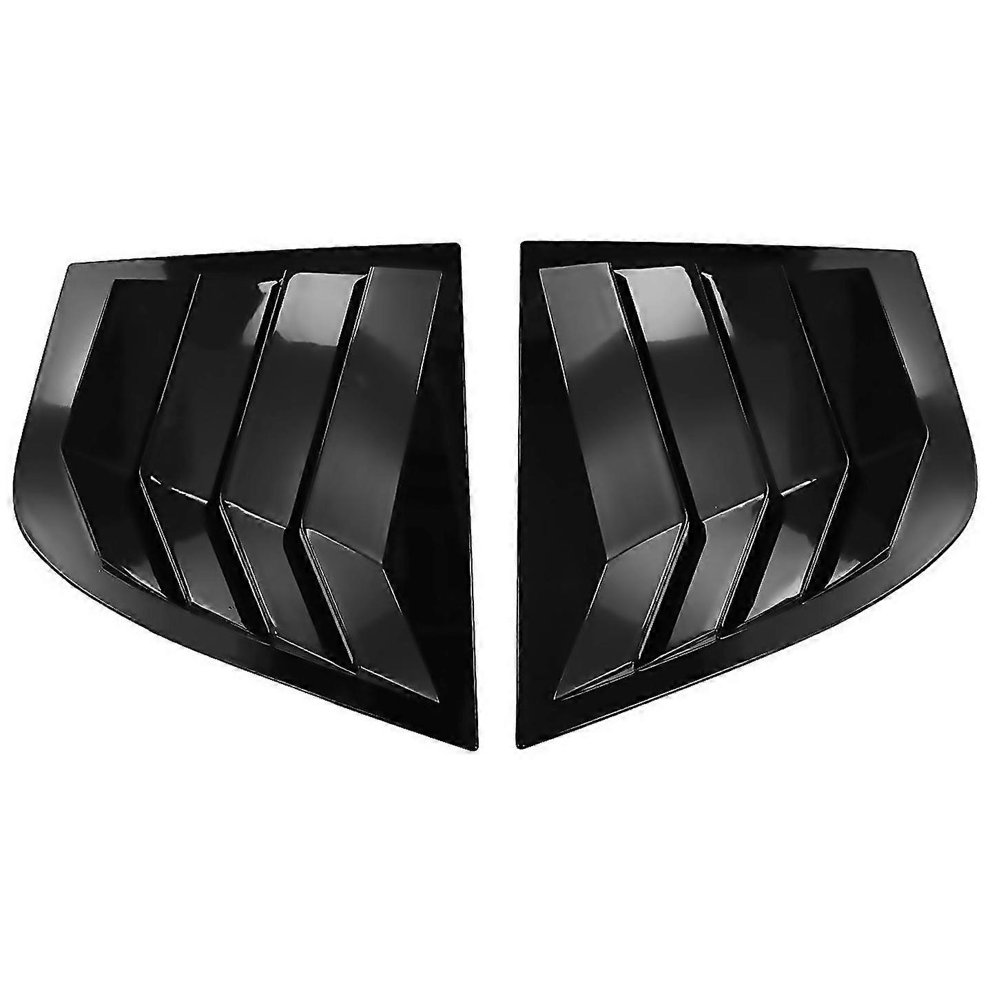 For Car Accessories Rear Louver Window Side Shutter Cover For