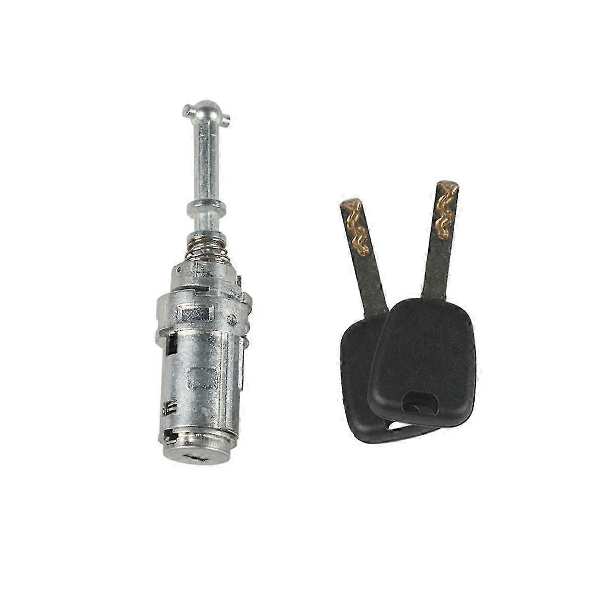 Car Left Front Door Cylinder Lock with Key Kit for C2 C3 2002-2010 Accessories 9170T9 9170.T9