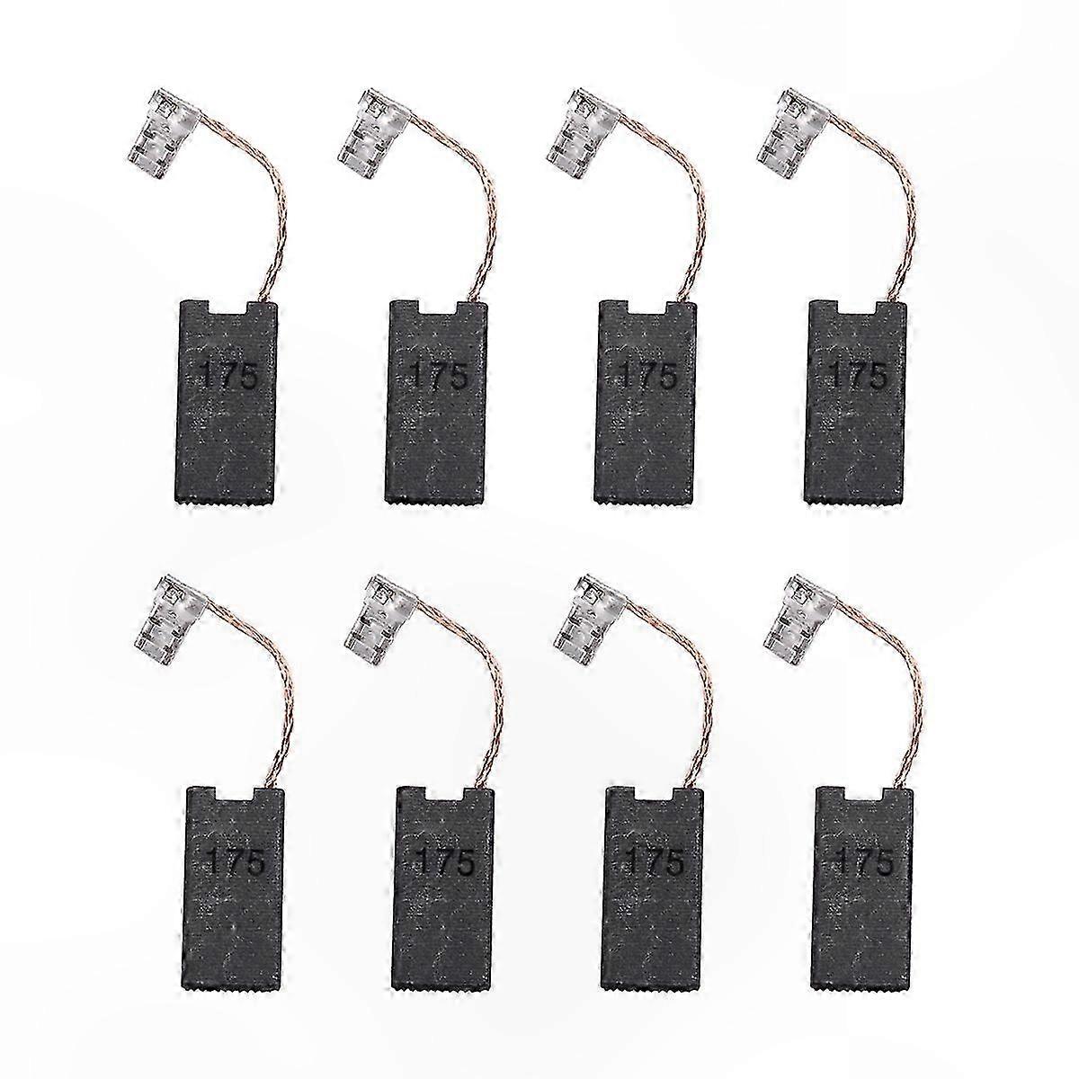 8-Piece Carbon Brush Set for Power Tools - Replacement Components 194990-8 194412-8