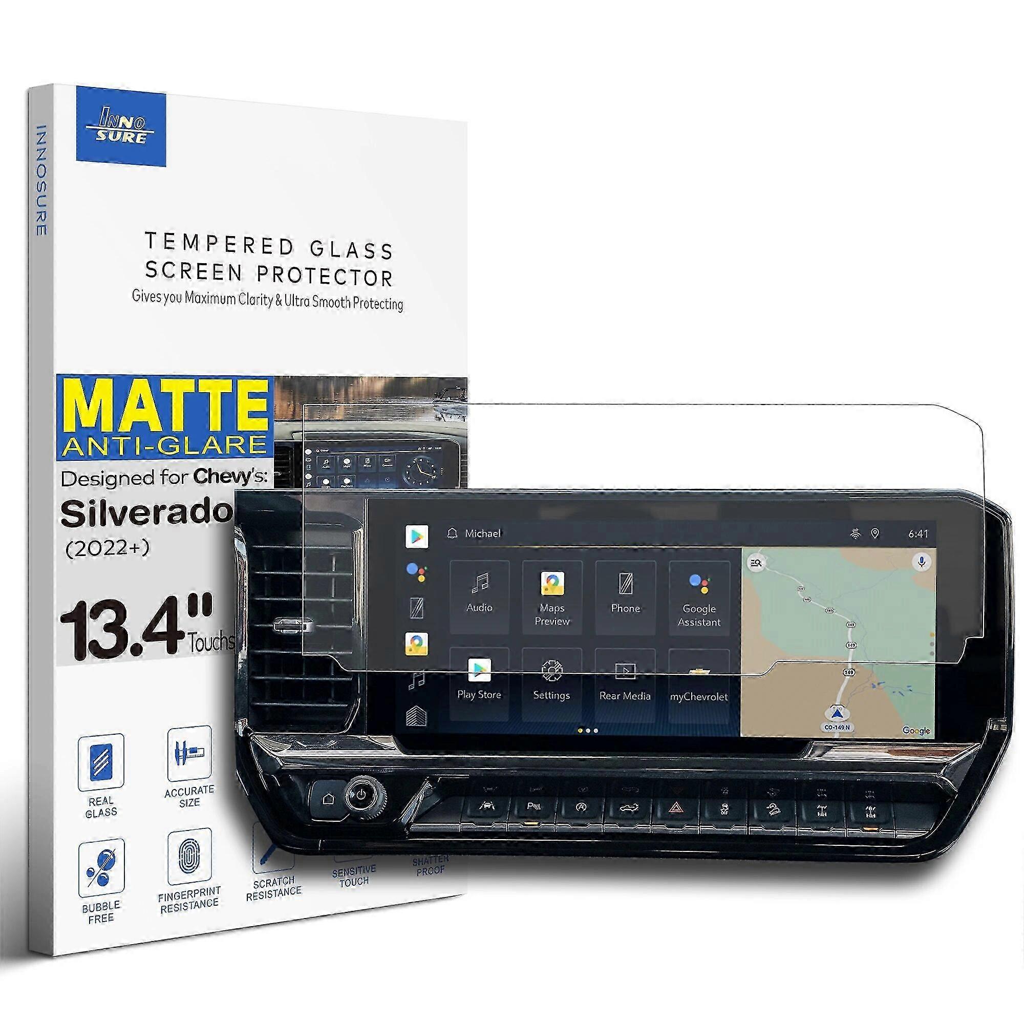 car interior decoration INNOSURE Tempered Glass Screen Protector fo...