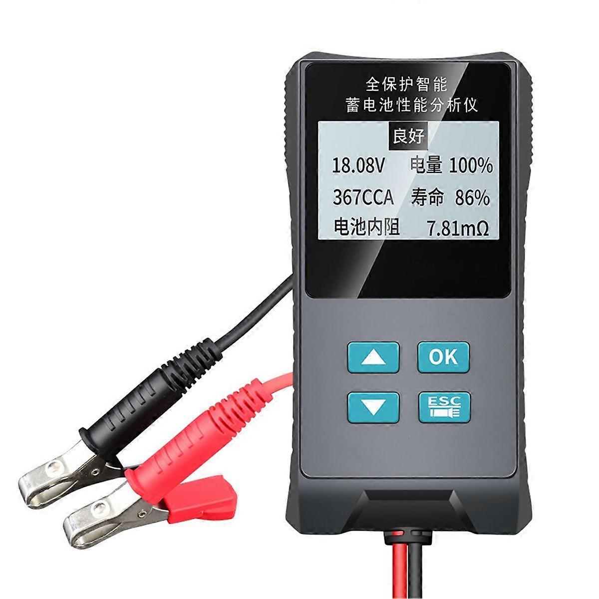 Battery Battery Detector 12V/24V Intelligent Voice Broadcast Multi-Function Internal Resistance and