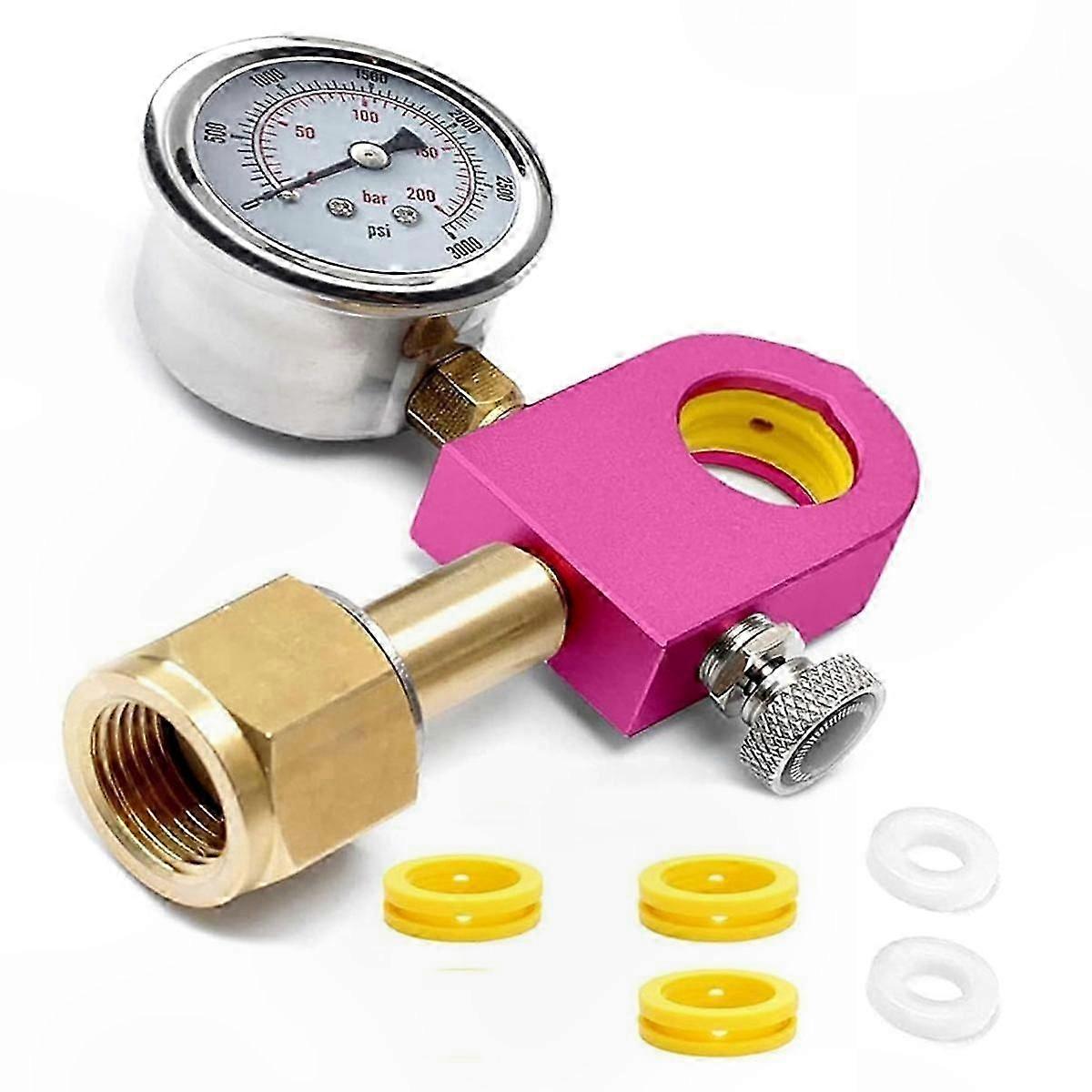 CO2 Quick Refilling Adapter for Soda Pink Cylinder, Compatible with Terra/Duo/Art Systems