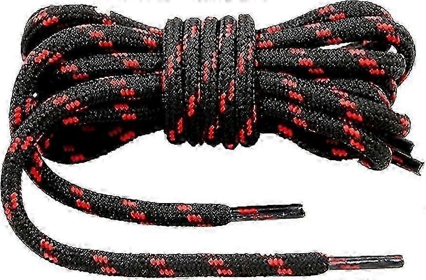 Round shoelaces, available in black and red or black and white, suitable for all kinds of shoes