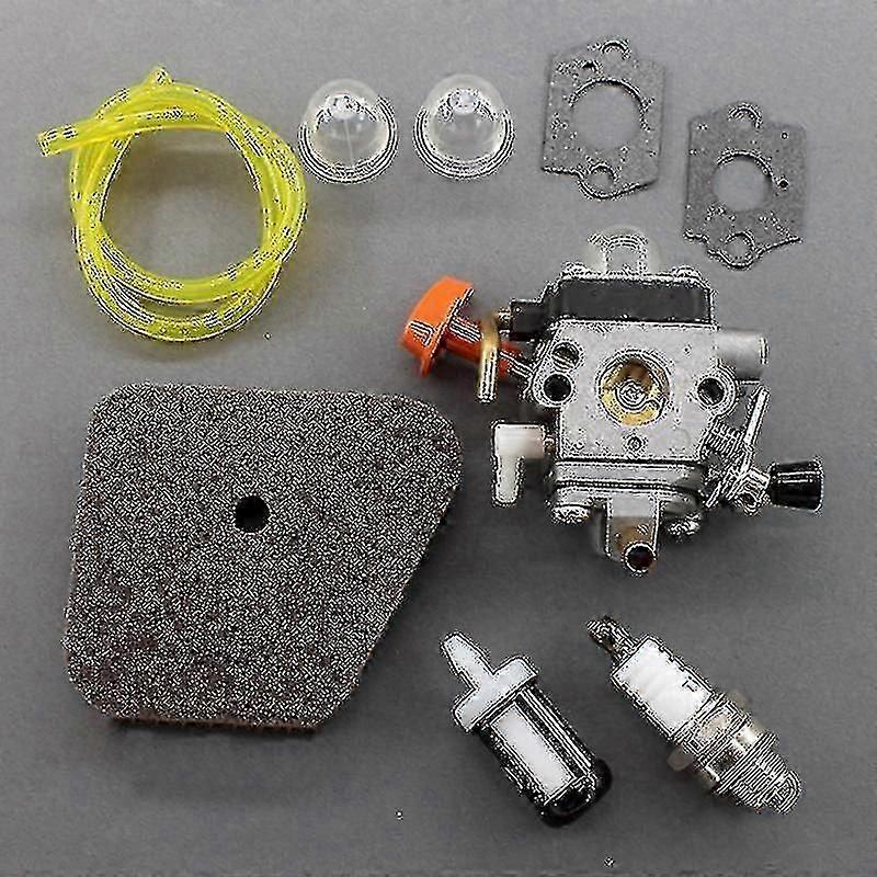Km90r/km130r Carburetor Kit With Filter, Fuel Line Spark Plug, Replaces Zama C1q-s110d