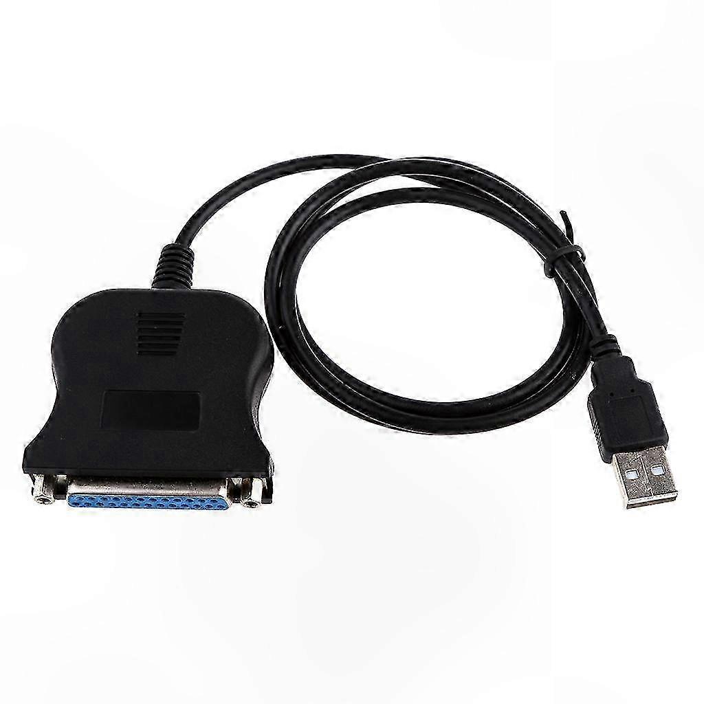 DB25 Parallel Printer Cable Adapter USB 2.0 to IEEE 1284-Compatible for Laptop Computers