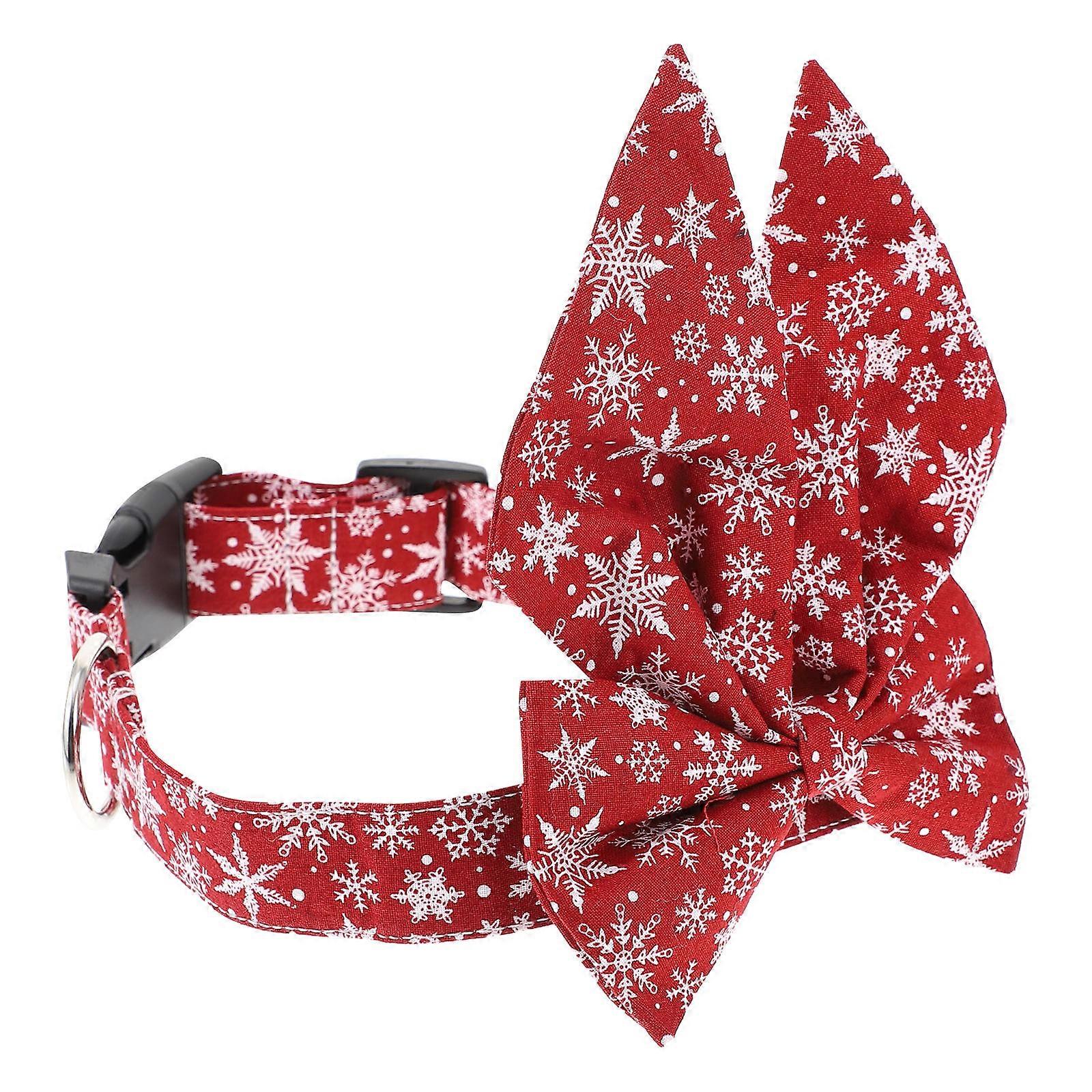Pet Collar Decorative Cat Collar for Stylish Look 1Pcs Red Cotton