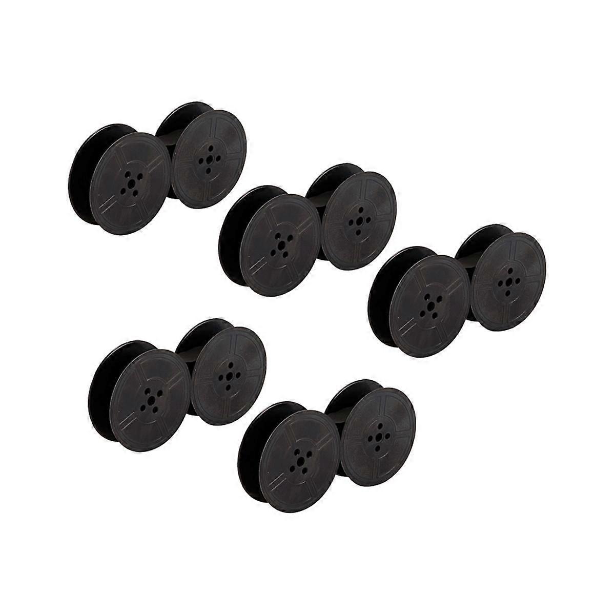 5Pcs Typewriter Ribbon Twin Spool Typewriter Ribbon Twin Spool Replacement Pack for Most Typewriter