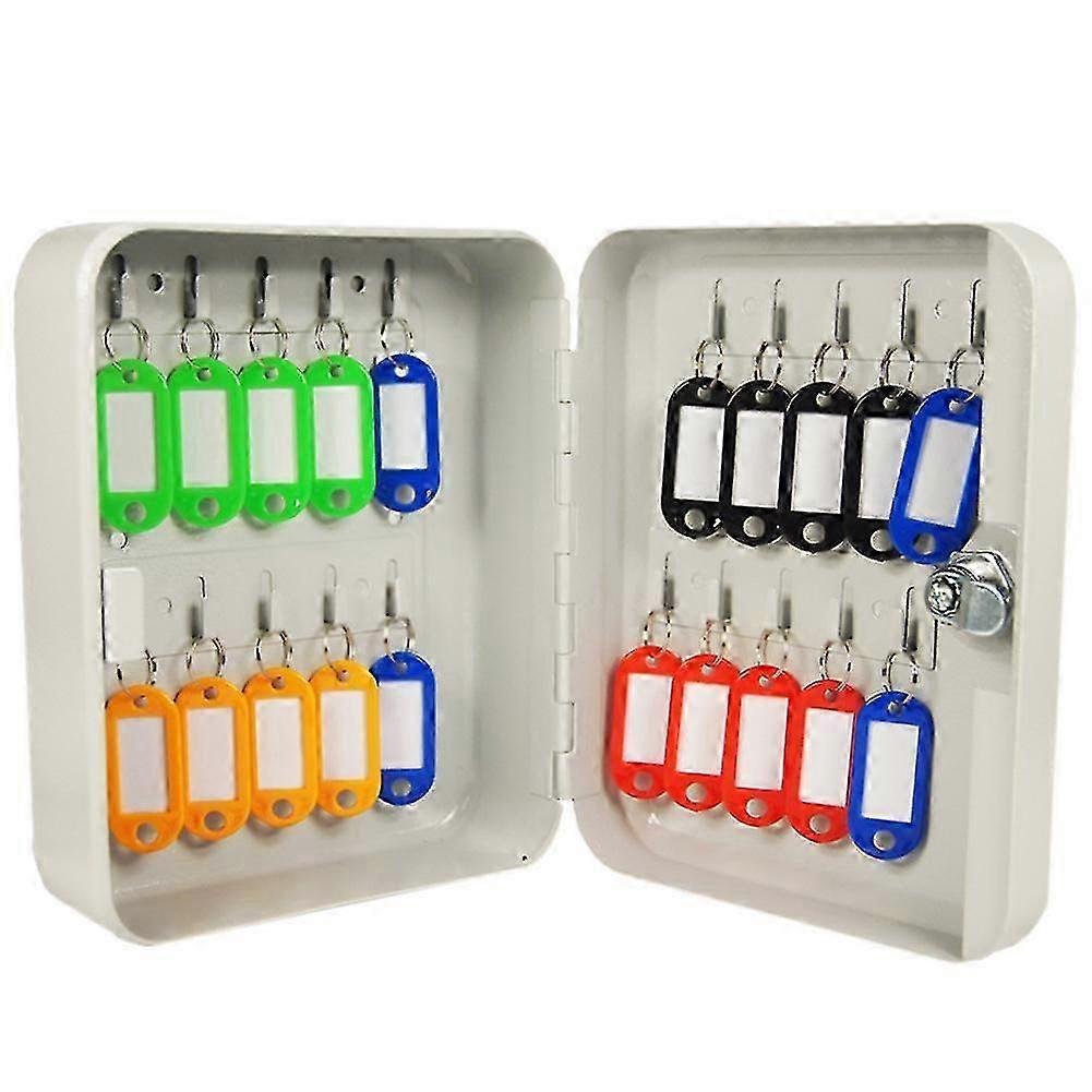 2025 20 Tags Company Metal Lockable Key Locker Wall Mounted Cabinet Security