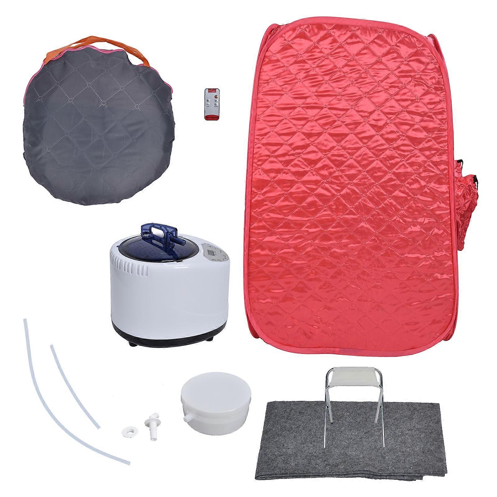 1000W Portable Steam Sauna Generator Tent Set, 2.68L, 115x71cm
