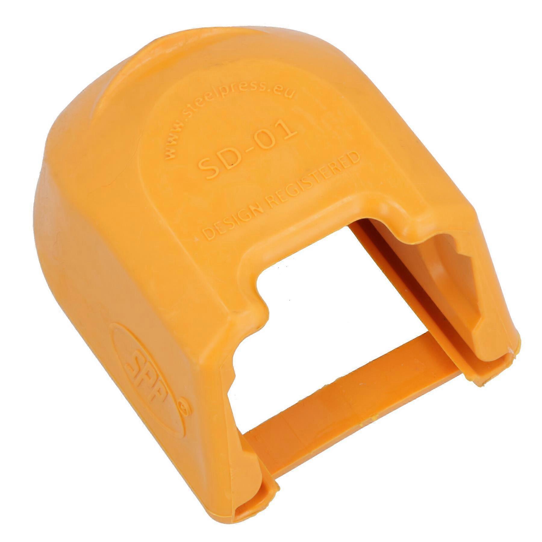 Trailer Pressed Steel Hitch Coupling Soft Cover Protector High Visibility Orange