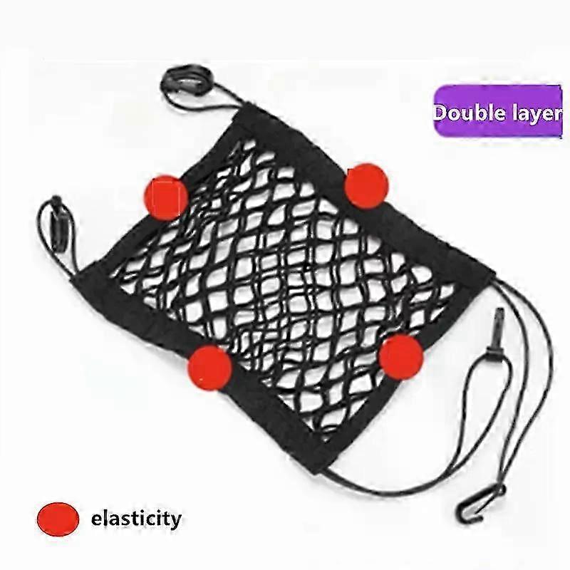 Car Styling Storage Elastic Net Mesh Seats Net Pocket Storage Bag Storage Net Auto Safe Driving Prevent Child Interference
